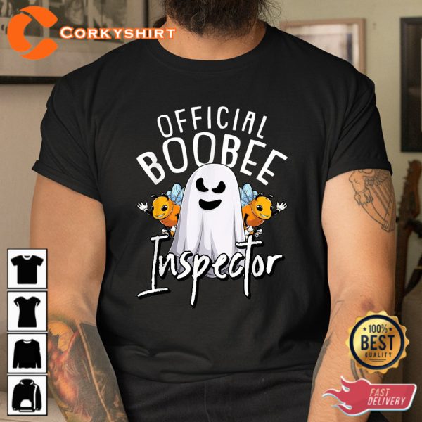 Boo bee Inspector Lazy Diy Halloween Sweatshirt - Image 3
