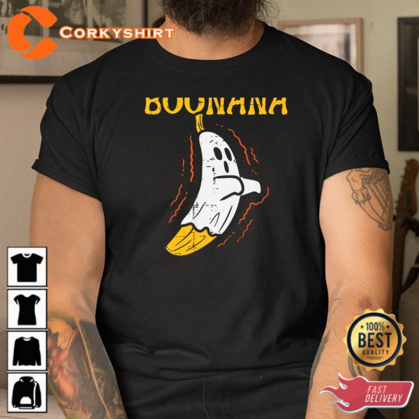 Boonana Halloween Teacher Ghost Reading Sweatshirt - Image 2