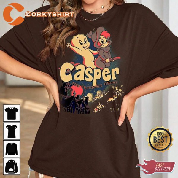 Casper Ghost Spooky Halloween Sweatshirt - Image 3