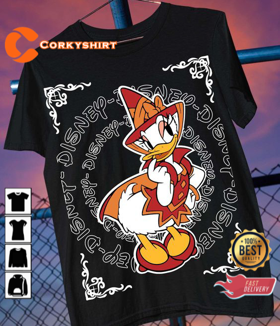 Daisy Duck Disney Halloween 2023 Celebrate Outfit T-Shirt