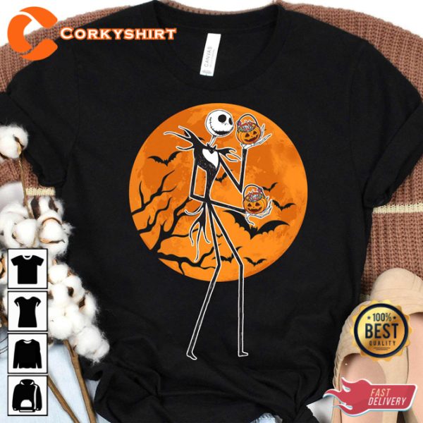Disney Jack Skellington The Nightmare Halloween T-Shirt - Image 2