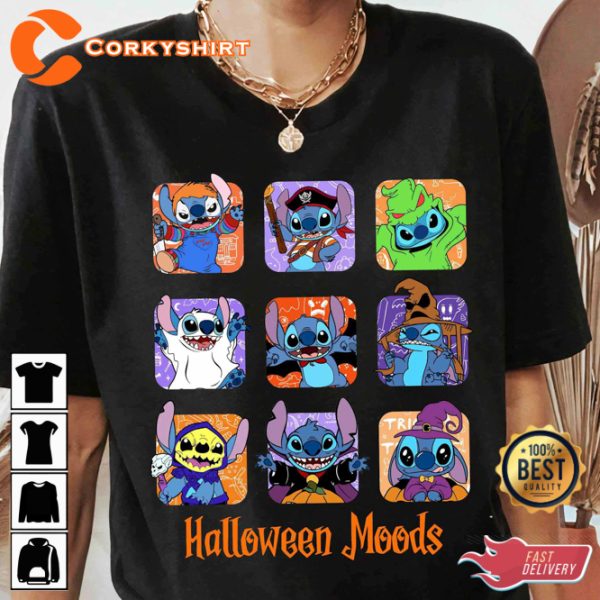 Disney Mickey And Friends Characters Halloween T-Shirt - Image 2