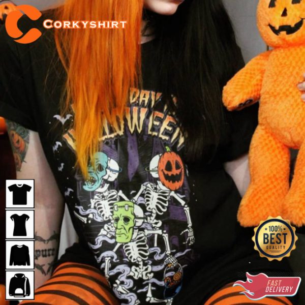 Every Day Is Halloween Happy Holiday T-Shirt - Image 3