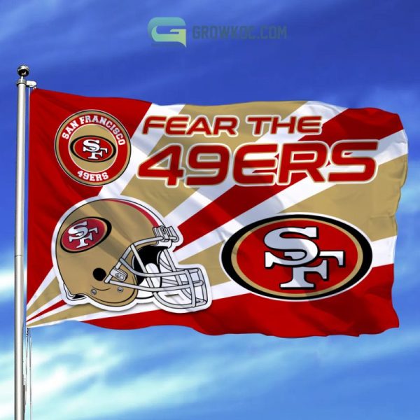 Fear The San Francisco 49ers NFL House Garden Flag