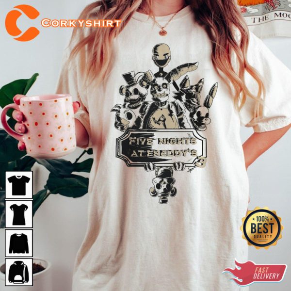 Five Nights At Freddys Horror Halloween Costume Sweatshirt - Image 2