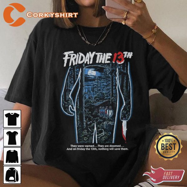 Friday The 13th Jason Voorhees Slasher Horror Halloween T-Shirt