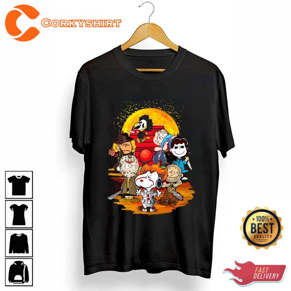Halloween Dog And Gang Charlie Peanuts Halloween Costume T-Shirt - Image 2
