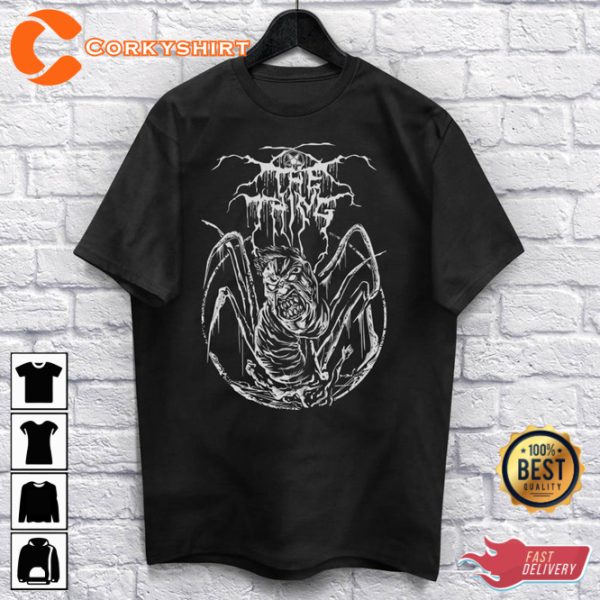 Pure Evil Horror Heavy Metal Scary Halloween T-Shirt