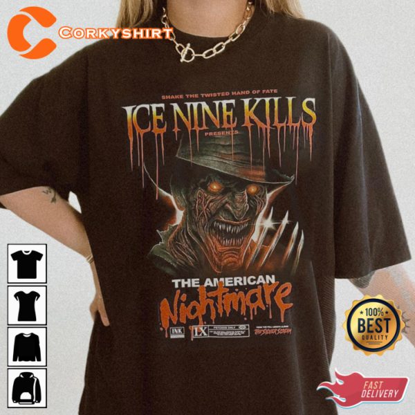 Ice Nine Kills American Nightmare Horror Halloween Costume Sweatshirt - Image 2