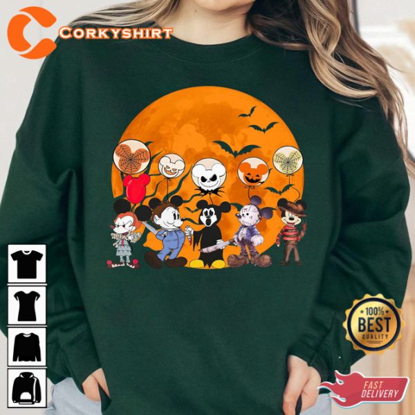 His Hair Look Sexy Pushed Back Michael Myers Horror Halloween Parody T-Shirt - Image 2
