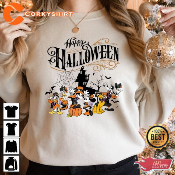 Mickey And Friends Not-So-Scary Party Halloween Costume T-Shirt - Image 2