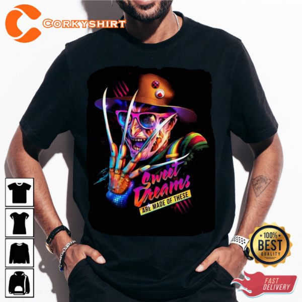 Nightmare on Elm Street Freddys Haunting Horror Holiday Celebrate Halloween Outfit Unisex T-Shirt