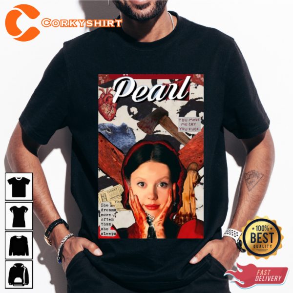 Pearl You Made Me Cry You Fvck Horror Holiday Celebrate Halloween Outfit Unisex Sweatshirt