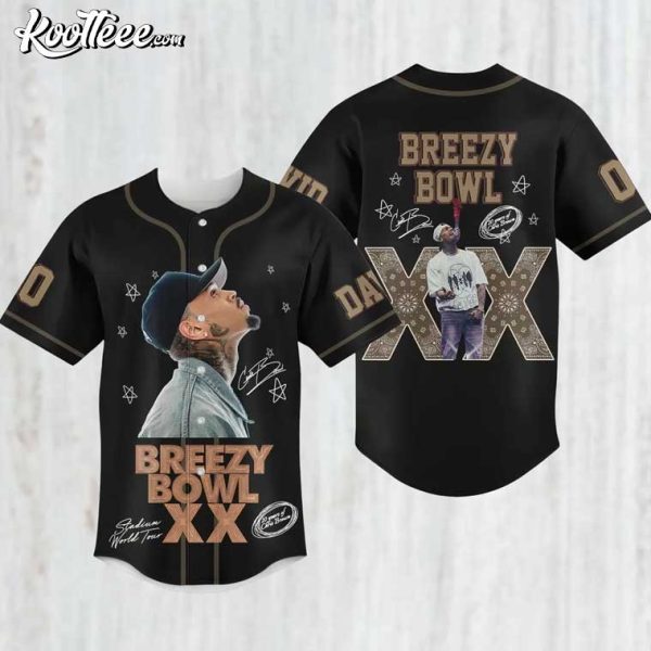 Personalized Chris Brown Breezy Bowl XX Baseball Jersey