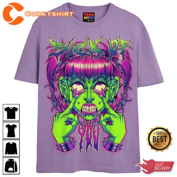 SICK OF YOU HALLOWEEN FAN T-SHIRT - Image 4