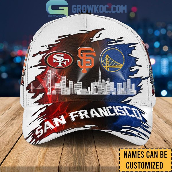 San Francisco 49ers Giants And Golden State Warriors Cap