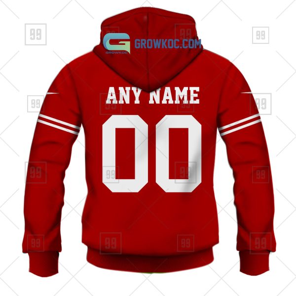 San Francisco 49ers NFL Personalized Home Jersey Hoodie T Shirt - Image 3