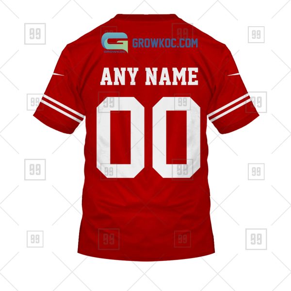San Francisco 49ers NFL Personalized Home Jersey Hoodie T Shirt - Image 7
