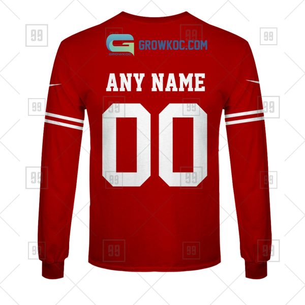 San Francisco 49ers NFL Personalized Home Jersey Hoodie T Shirt - Image 5