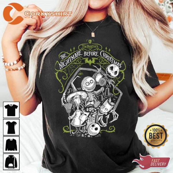 The Nightmare Before Christmas Halloween Boogie Oogie Sweatshirt - Image 2