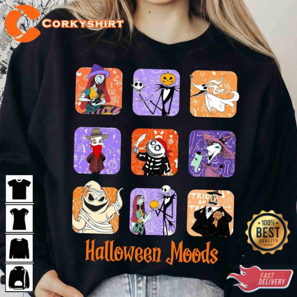 The Nightmare Before Christmas Halloween Moods Disney T-Shirt