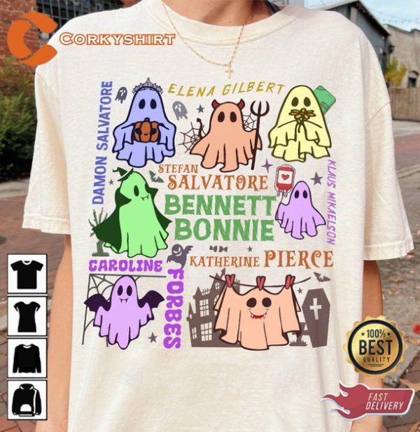 The Vampire Diaries Tee, Vampire Halloween Sweatshirt
