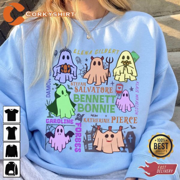 The Vampire Diaries Tee, Vampire Halloween Sweatshirt - Image 2