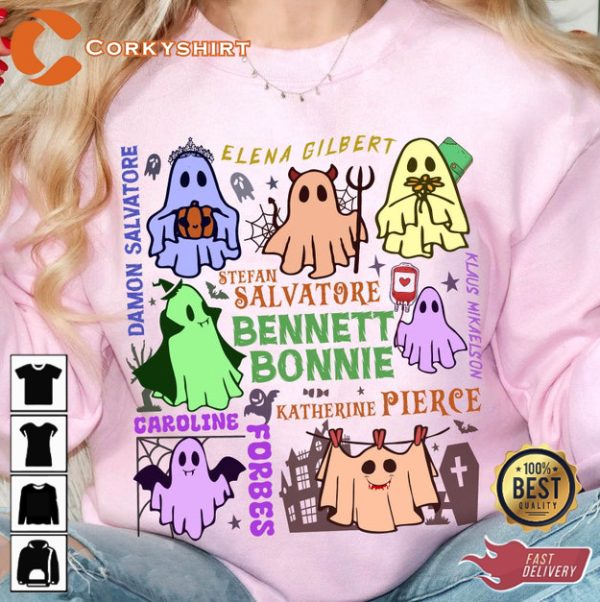The Vampire Diaries Tee, Vampire Halloween Sweatshirt - Image 4