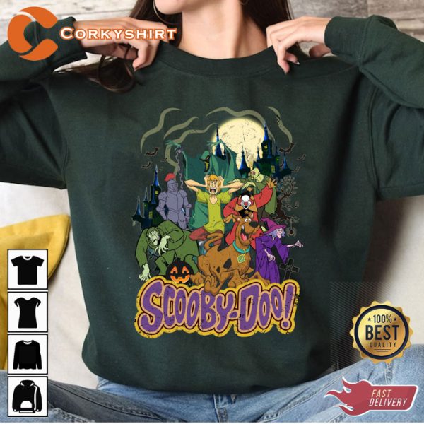 Vintage Halloweentown Scooby Doo Sweatshirt - Image 2