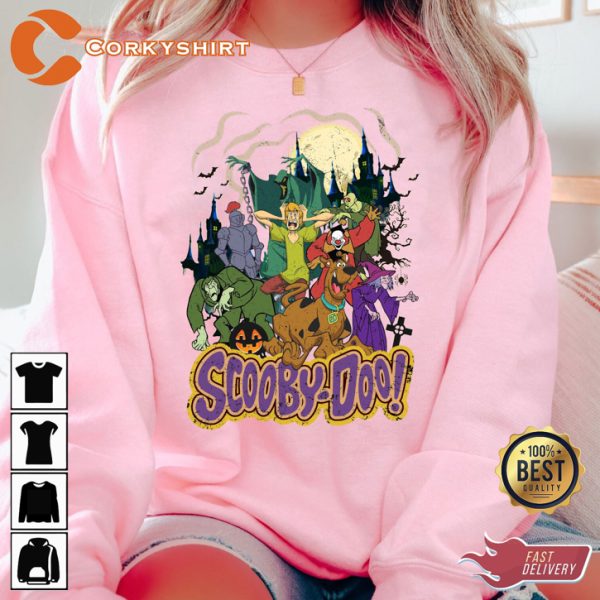 Vintage Halloweentown Scooby Doo Sweatshirt - Image 3