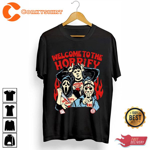 Welcome To The Horrify Eddie Munson Inspired Halloween Party Costume T-Shirt - Image 2