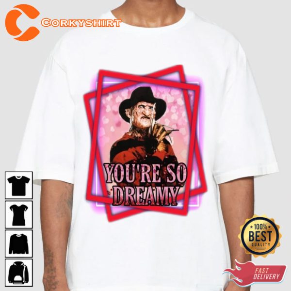 Youre So Dreamy Nightmare on Elm Street Freddy Krueger Horror Holiday Celebrate Halloween Outfit Unisex Sweatshirt - Image 2
