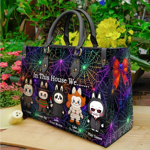 In This House We... Labubu - Purse Handbag Set - Halloween Gift - Image 3