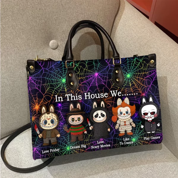 In This House We... Labubu - Purse Handbag Set - Halloween Gift - Image 2