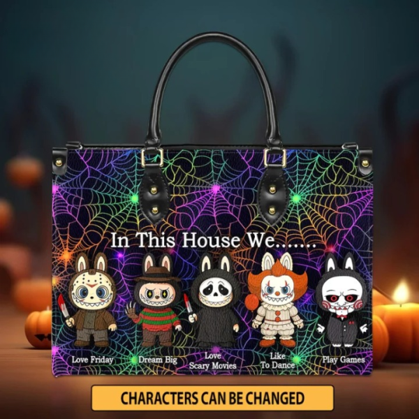 In This House We... Labubu - Purse Handbag Set - Halloween Gift