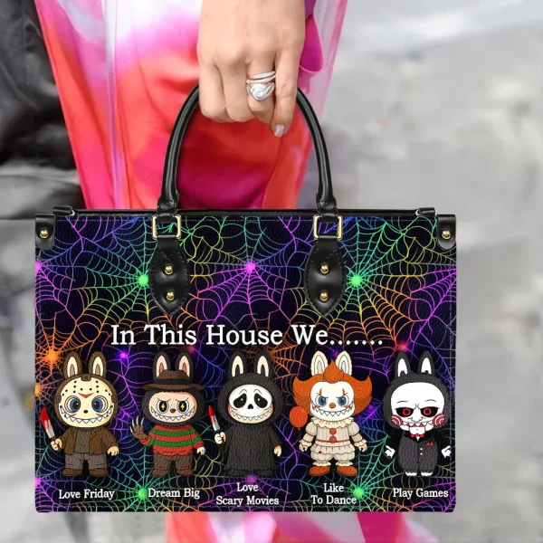 In This House We... Labubu - Purse Handbag Set - Halloween Gift - Image 6