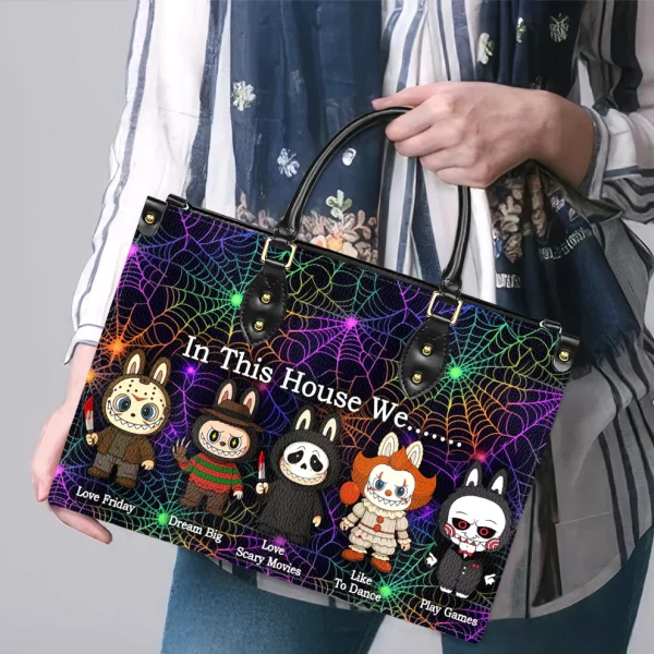 In This House We... Labubu - Purse Handbag Set - Halloween Gift - Image 5