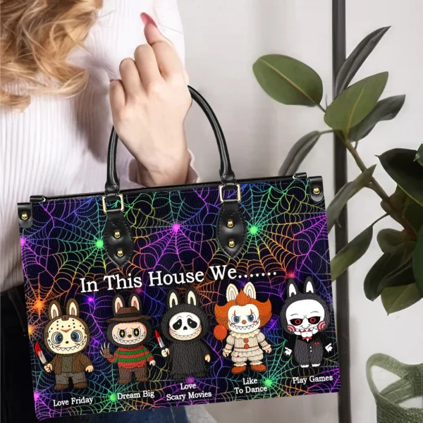 In This House We... Labubu - Purse Handbag Set - Halloween Gift - Image 4