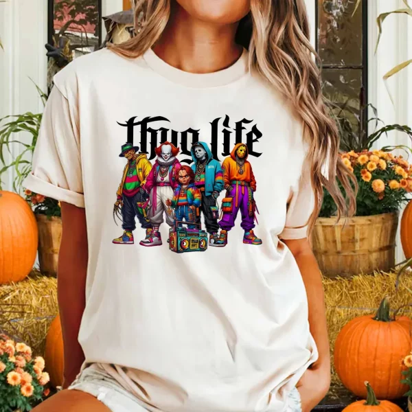 Thug Life Horror Ver 6 – Sweatshirt, Tshirt, Hoodie - Image 2