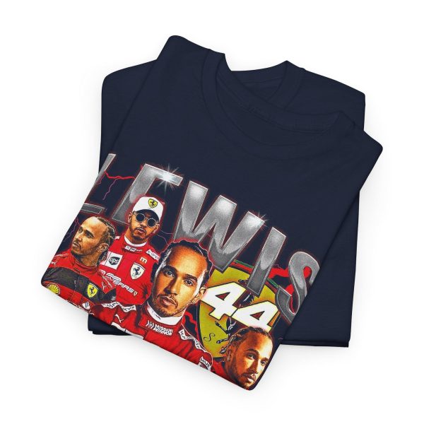 Lewis Hamilton F1 Shirt – Vintage 90s Retro Graphic Tee, Formula One Bootleg Style, Unisex Fan Gift - Image 2