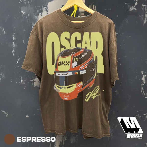 Oscar Piastri Formula One T-Shirt – McLaren F1 Vintage Racing Tee, Motorsport Fan Gift - Image 4