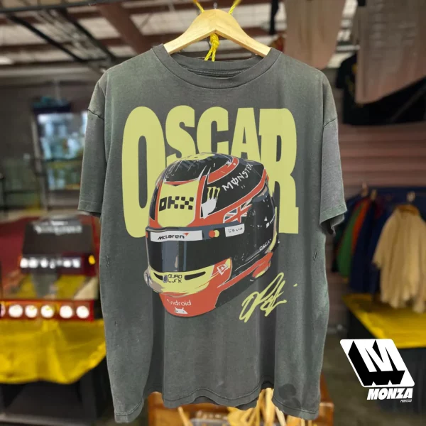 Oscar Piastri Formula One T-Shirt – McLaren F1 Vintage Racing Tee, Motorsport Fan Gift - Image 2