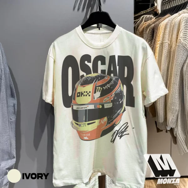 Oscar Piastri Formula One T-Shirt – McLaren F1 Vintage Racing Tee, Motorsport Fan Gift - Image 3