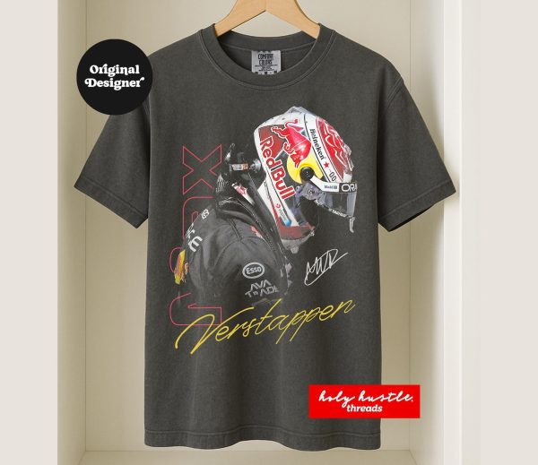 Max Verstappen Red Bull F1 Shirt – Vintage Racing Graphic Tee, Formula One Merch, Gift for Fans