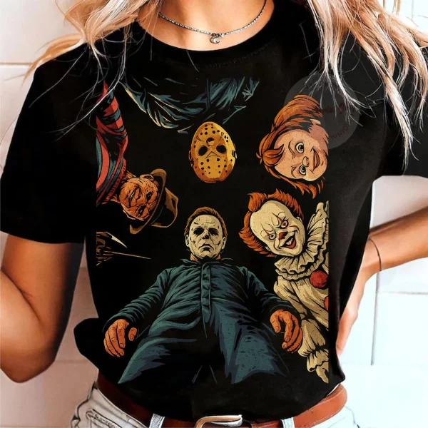 Halloween Characters , Halloween 2025 ,Halloween Tshir, Horror Movie , Scary Movie