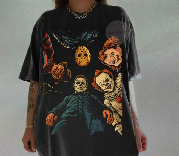 Halloween Characters , Halloween 2025 ,Halloween Tshir, Horror Movie , Scary Movie - Image 2