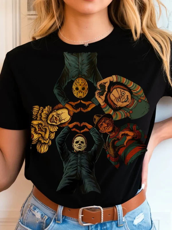 Halloween Characters , Halloween 2025 ,Halloween Tshir, Horror Movie , Scary Movie