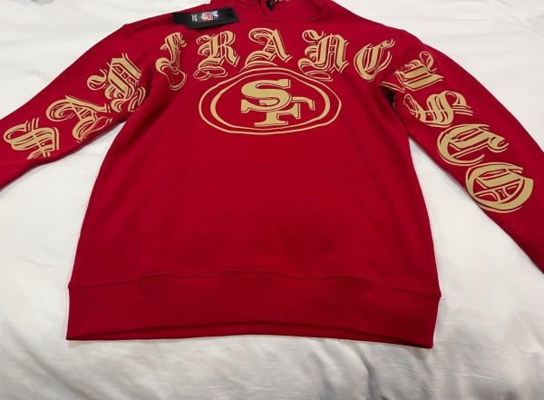 Personalized NFL SAN FRANCISCO 49ers Hoodie Custom name on back - Image 2