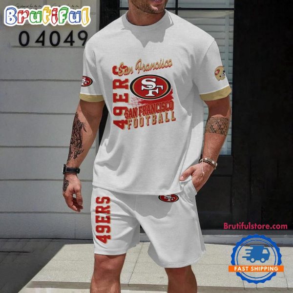 NFL San Francisco 49ers Limited Edition Summer T Shirt And Shorts Set
