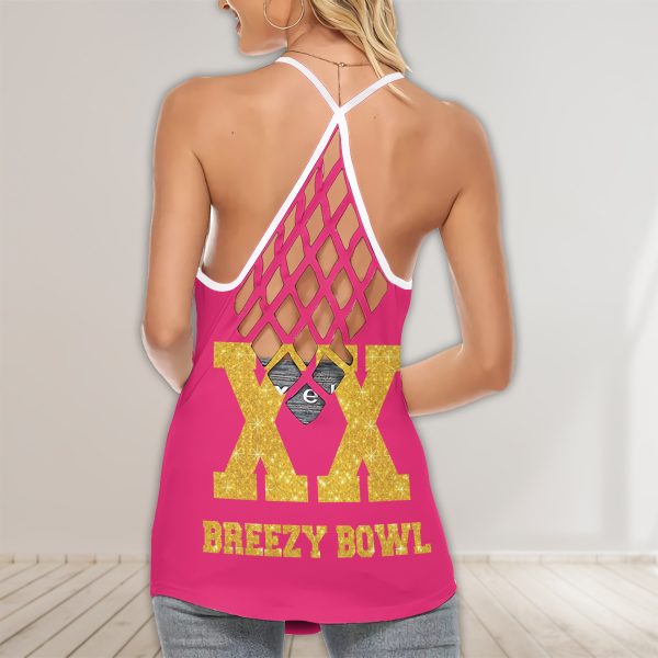 Breezy Bowl Cross Open Back Camisole Tank Top Multi Colors - Image 11